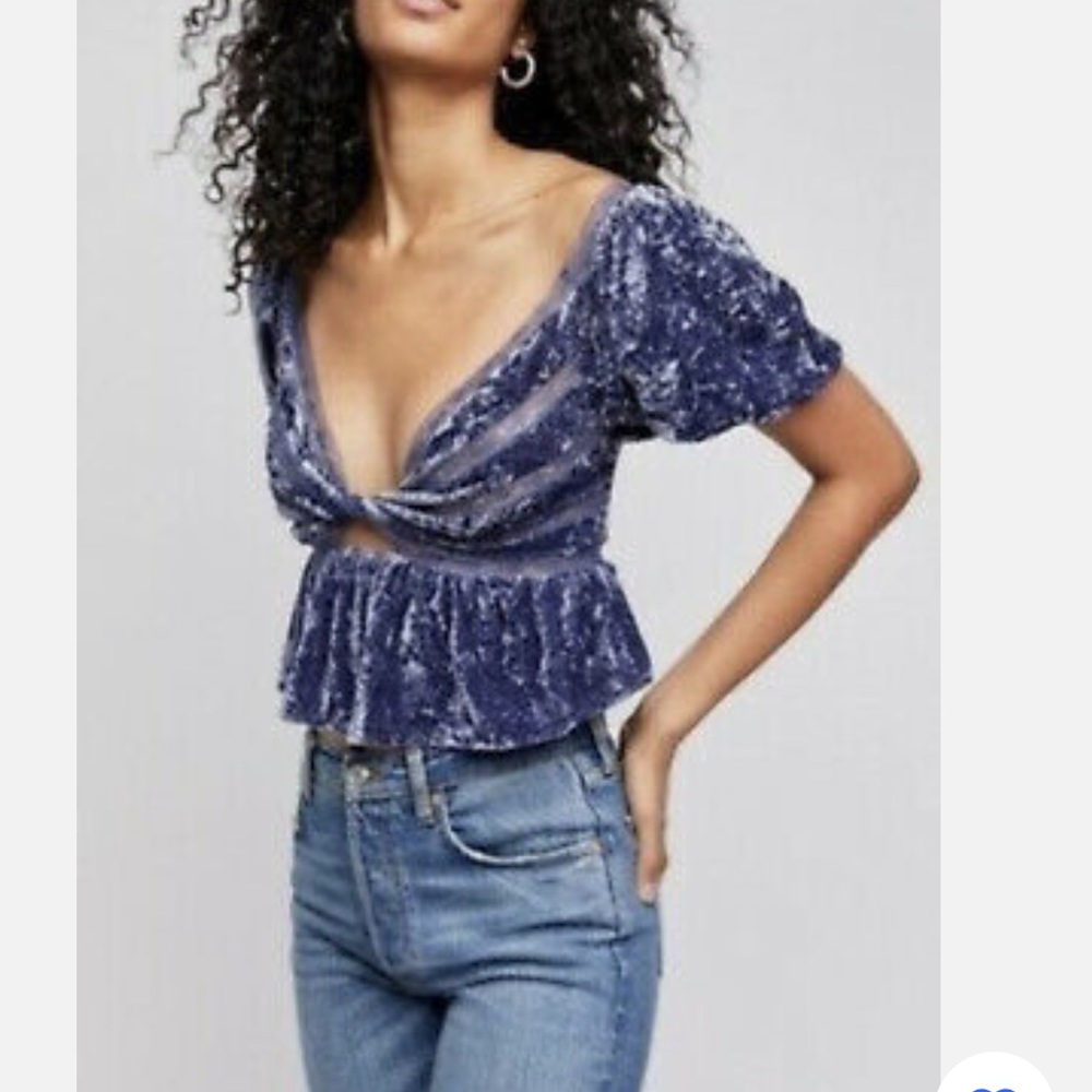 Free People Yours Truly Crop Top